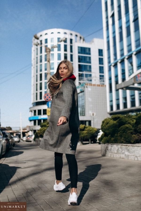 купити зимовий кашемірове пальто з хутром України