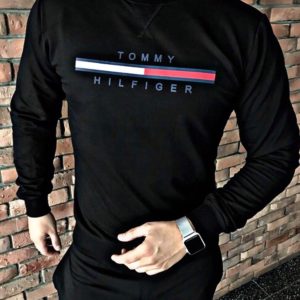 Купити чоловічий світшоти Tommy Hilfiger чорного кольору Київ