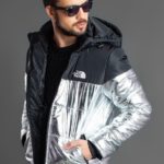 Замовити Куртку великих розмірів зимову The North Face чорний silver для чоловіків в інтернеті