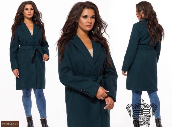 Женское Пальто больших размеров женское турецкий кашемир цвет бутылка цена