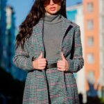 Приобрести в интернет-магазине женский пиджак удлиненный шерстяной в комплекте с поясом дешево