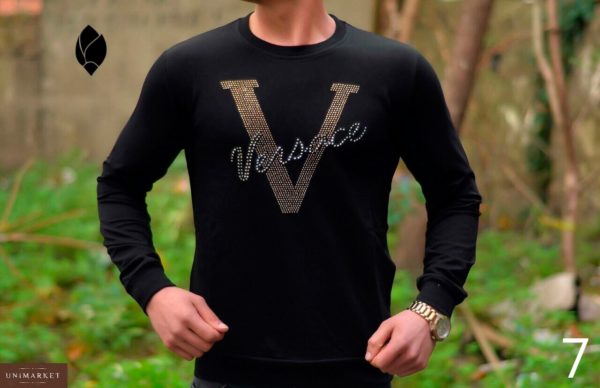 Придбати в магазині демісезонний чоловічий джемпер Versace розмірів великих недорого