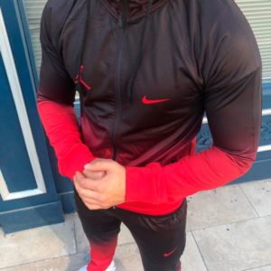 Приобрести в подарок мужской легкий костюм спортивный Nike с переливом больших размеров оптом Украина