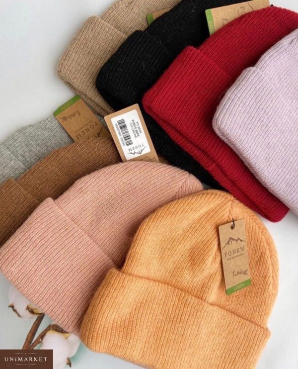Купити недорого жіночу шапку з ангори зимову всіх кольорів в подарунок