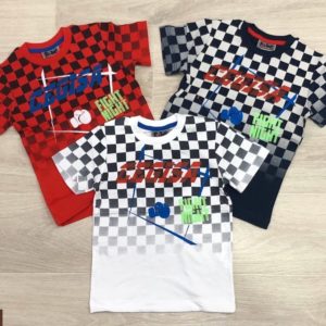 Купить онлайн красную, белую, черную детскую футболку с принтом спорт (кепка, гольф, бокс) в интернет-магазине