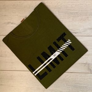 Замовити хакі чоловічу футболку з бавовни No Limit (розмір 54-60) онлайн
