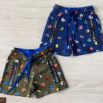 Купить синие, хаки детские принтованные шорты из хлопка с карманами на змейке в Одессе, Днепре, Львове