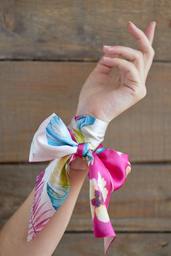 дизайнерский платок twilly на руку женский купить дешево в Украине