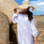 Замовити білу пляжну туніку з відкритими плечима (розмір 42-48) в Україні жіночу на літо