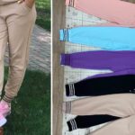 Купить женские беж, фиолет, пудра с лого Armani спортивные штаны из двухнитки (размер 42-52) по низким ценам