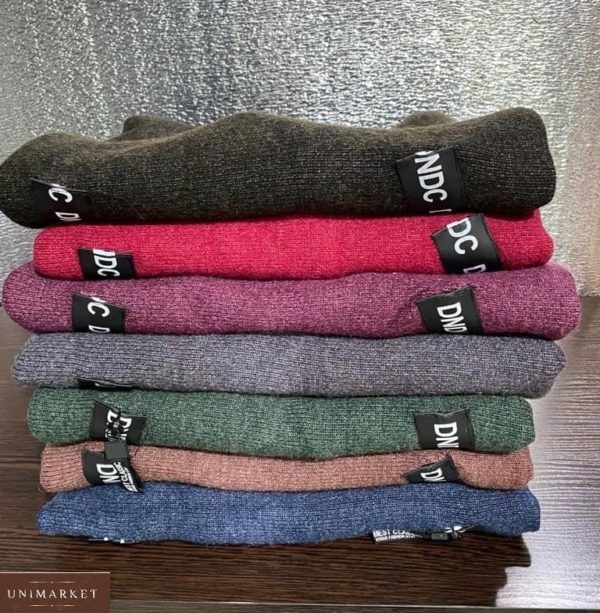Заказать женский свитер оверсайз из кашемира цвета сирень, серый, розовый, хаки, зеленый, синий, капучино по скидке