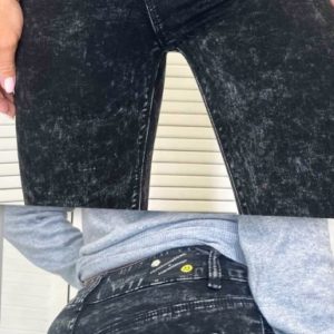 Замовити жіночі темно-сірі мармурові джинси американка онлайн
