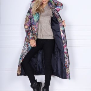 Приобрести женскую теплую куртку разных цветов на молнии с поясом-резинкой (размер 42-48) онлайн
