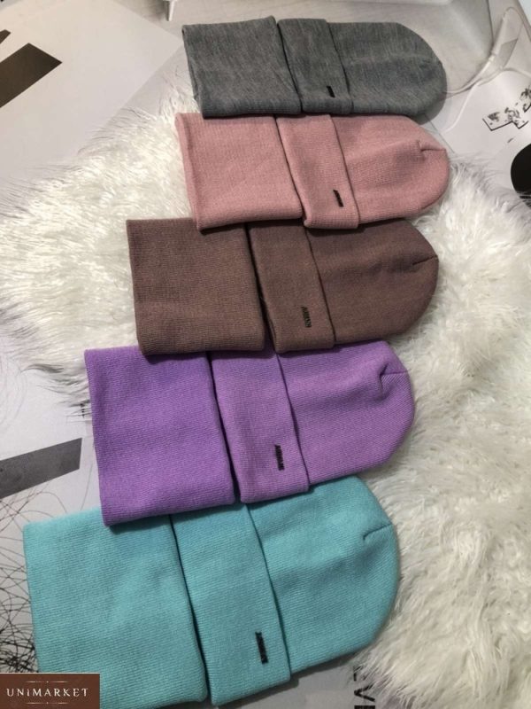 Купити на подарунок жіночий та чоловічий комплект Аrmani: шапка і шарф в інтернеті різних кольорів