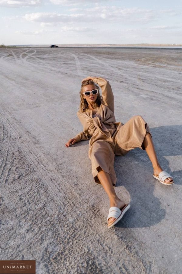 Женский костюм песочного цвета купить недорого онлайн