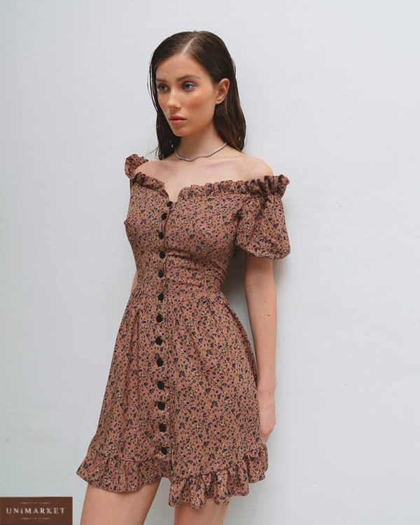 замовити мні плаття кольору мокко з талією за вигідною ціною онлайн
