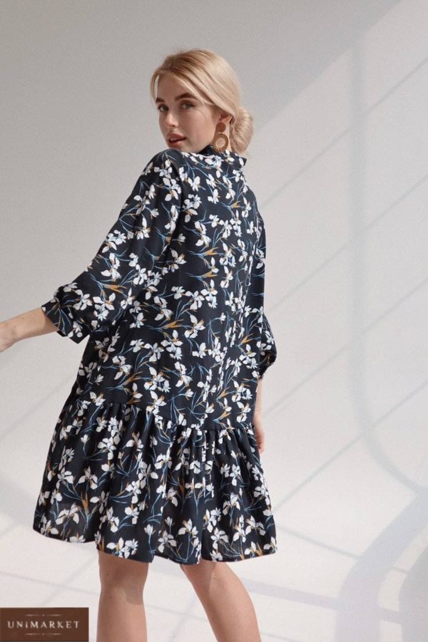 купити шовкове літнє плаття з короткою спідницею в онлайн магазині