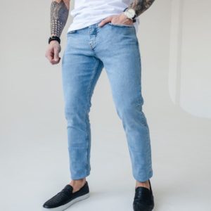 купить мужские однотонные джинсы из хлопка по выгодной цене