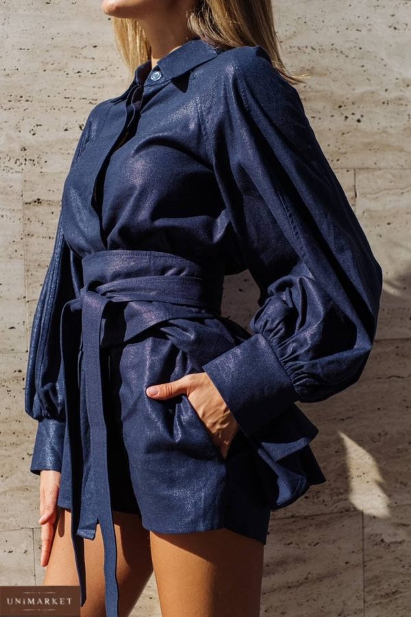 женский льняной прогулочный костюм из новой летней коллекции Unimarket по доступной цене