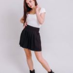 приобрести мини юбку-плиссе чёрного цвета из летней коллекции Unimarket по выгодной стоимости