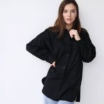 приобрести чёрную длинную рубашку для женщин по лучшей цене в Украинских магазинах одежды