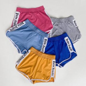 Купить серые, синие, голубые, горчица, розовые спортивные короткие шорты (размер 42-52) для женщин в Украине
