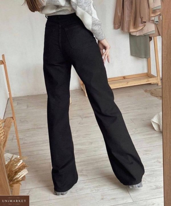 Приобрести черные джинсы «палаццо» онлайн для женщин