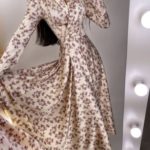 Заказать бежевое женское шелковое платье люкс качества в интернете