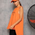 Придбати помаранчеву подовжену майку Voyageдля жінок онлайн (розмір 42-48)