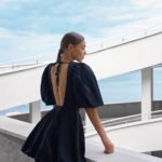 купить черное женское платье из котона по низкой цене онлайн