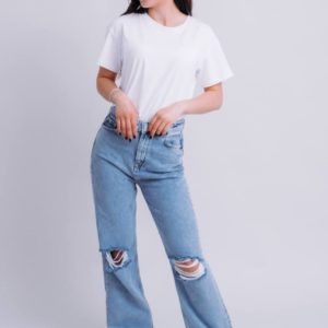 замовити блакитні джинси для дівчат за найкращою ціною від постачальника одягу Unimarket