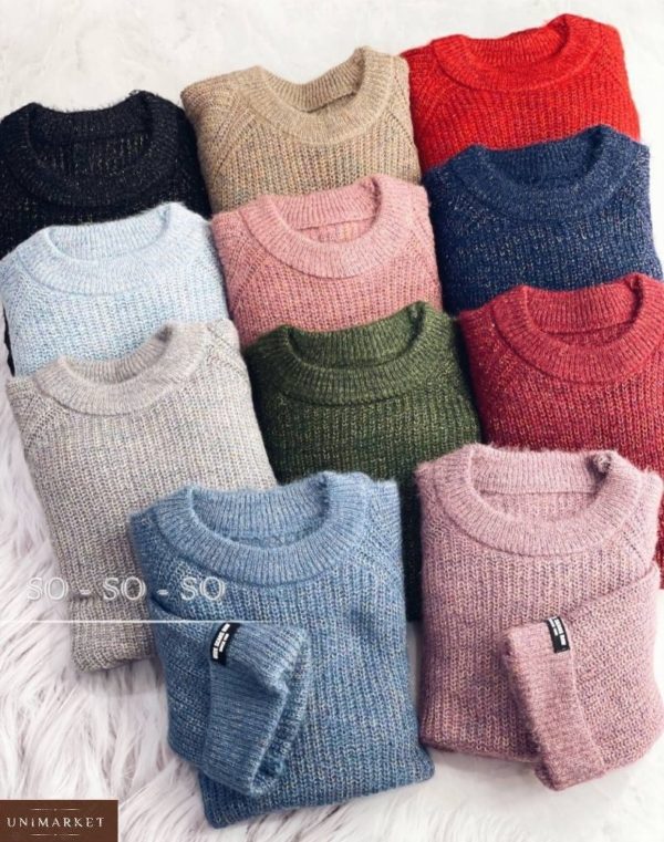 Заказать онлайн разных цветов тунику машинной вязки с поясом (размер 42-48) для женщин