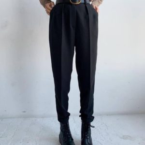 Замовити чорні жіночі брюки зі стрілкою онлайн
