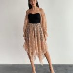 Купити чорну, беж жіночу мереживну сукню-трансформер (розмір 42-60) по знижці