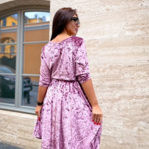 Замовити за низькими цінами жіночу сукню з мармурового оксамиту (розмір 50-56) фреза