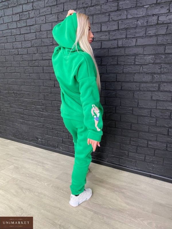 Купити спортивний костюм жіночий Bugs Bunny (розмір 42-52) зелений онлайн