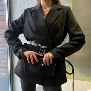 заказать черный женский пиджак по низкой стоимости в Украине с быстрой доставкой
