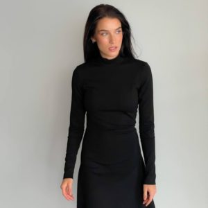 Купить черное женское утягивающее платье мини в интернете
