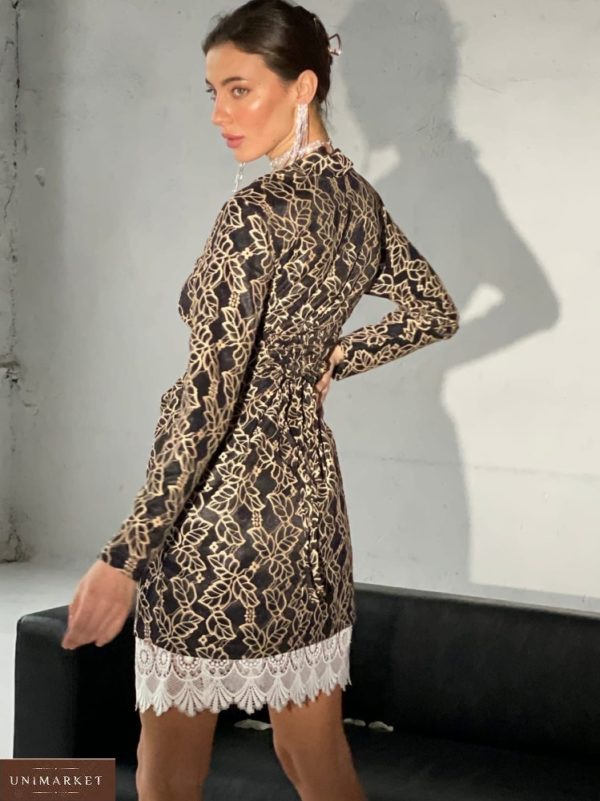 Купити в інтернеті беж плаття зі зйомною спідницею (розмір 42-52) для жінок