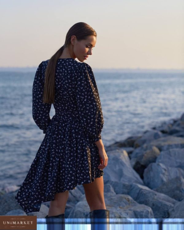 жіноча сукня в цятку чорного кольору без націнки з доставкою по Україні