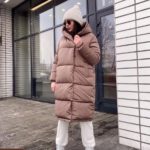 Купити в інтернеті мокко теплу куртку на синтепоні для жінок
