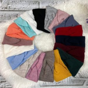 Купить разных цветов женскую шерстяную повязку на голову онлайн