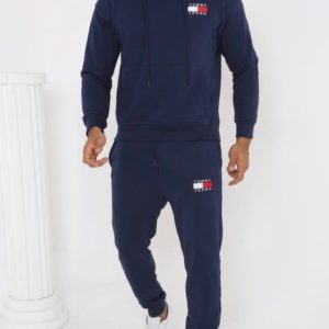Купить онлайн синий мужской спортивный костюм Tommy Jeans