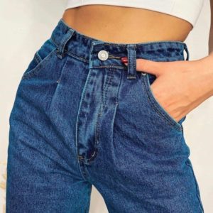 Приобрести голубые женские джинсы slouchy онлайн