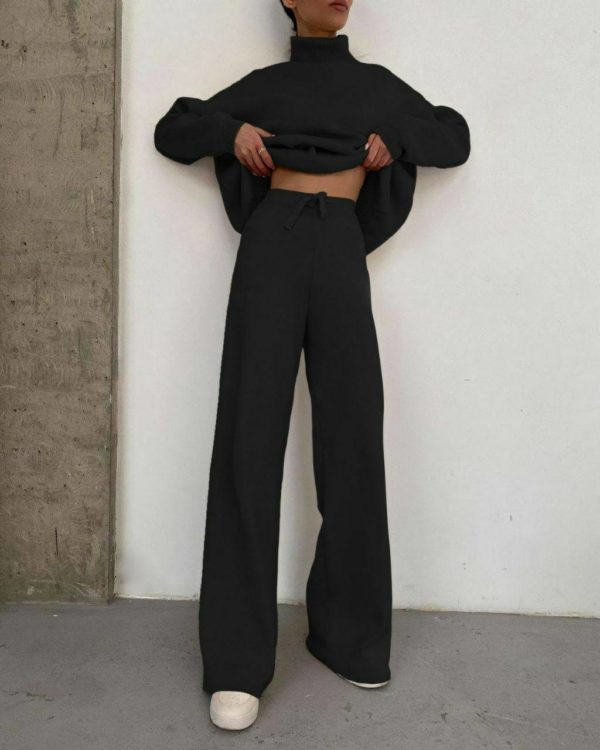 Купить женский теплый костюм из ангоры с начесом свитер хорошего качества черный серый графитовый цвет темный светлый недорогой по оптимальной цене в Украине